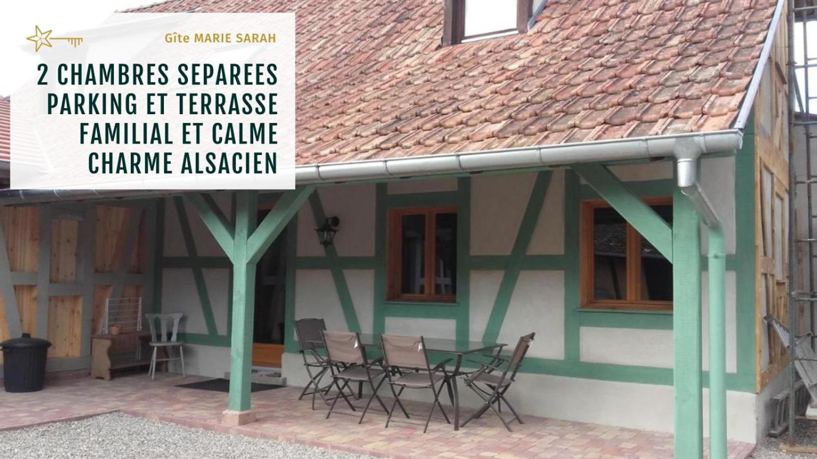 Gite Chez Marie-Sarah Petite Maison Calme Parking Ebersheim Dış mekan fotoğraf
